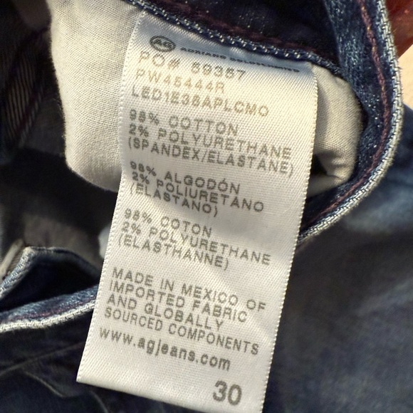 AG Adriano Goldschmied Women's Blue Denim Shorts size 30 - Picture 7 of 9